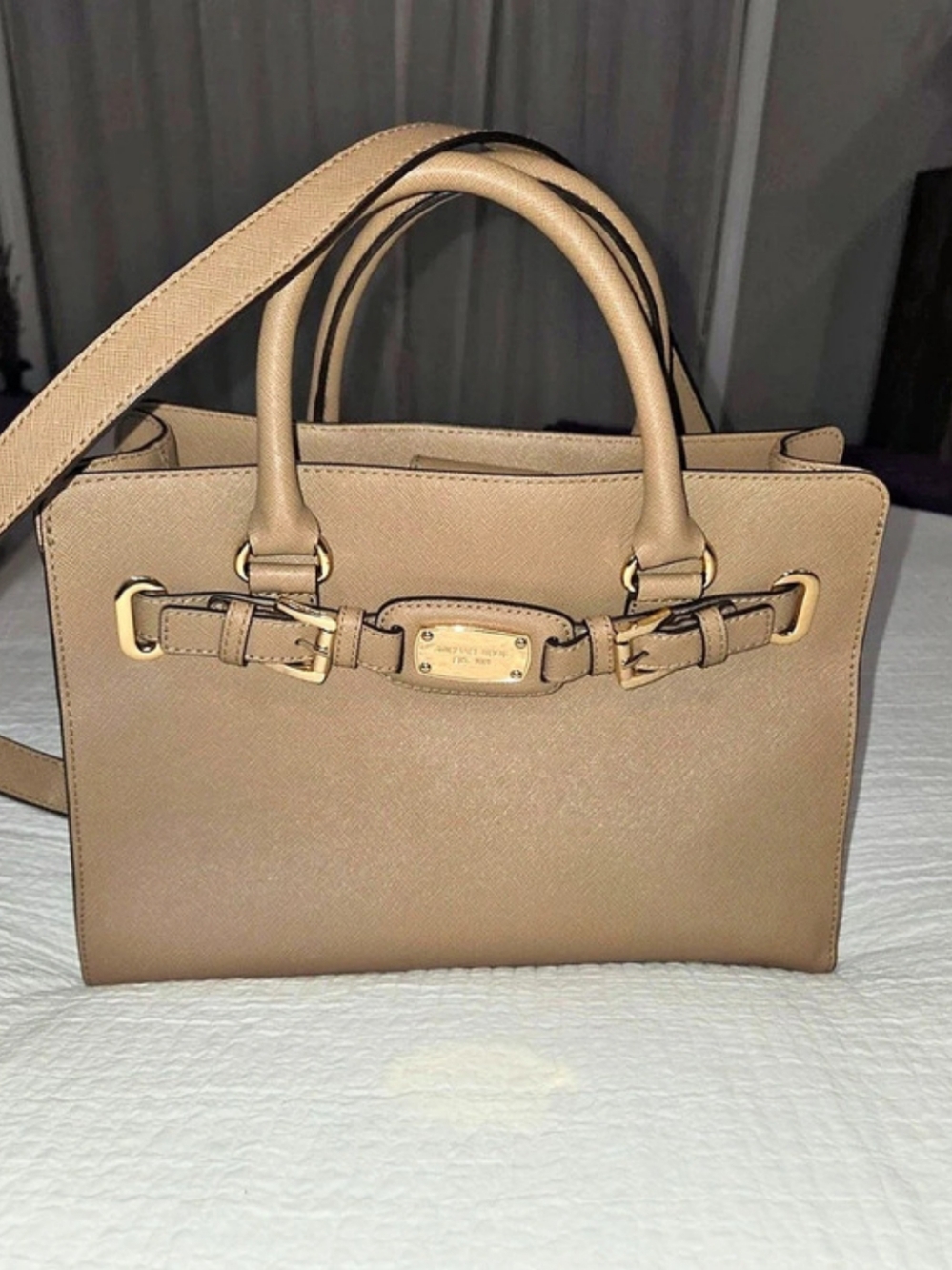 Michael Kors Hamilton Satchel in Brown